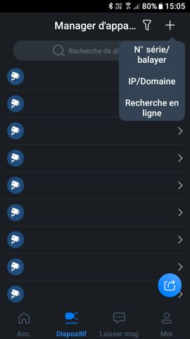 Ajouter Appareil 1